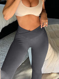 Cross Waist Yoga Leggings