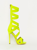 Желтые сандалии Stappy Stiletto