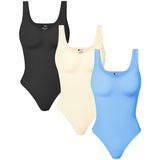 V Neck Bodysuit Thong Shapewear