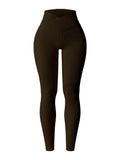 Cross Waist Yoga Leggings