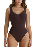 V Neck Bodysuit Thong Shapewear