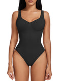 V Neck Bodysuit Thong Shapewear