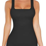 Women's Square Neck Tank Tops Shapewear