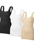 Women's Square Neck Tank Tops Shapewear