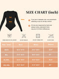 Women's Crew Neck Long Sleeve Bodysuit T Shirts Basic Tops