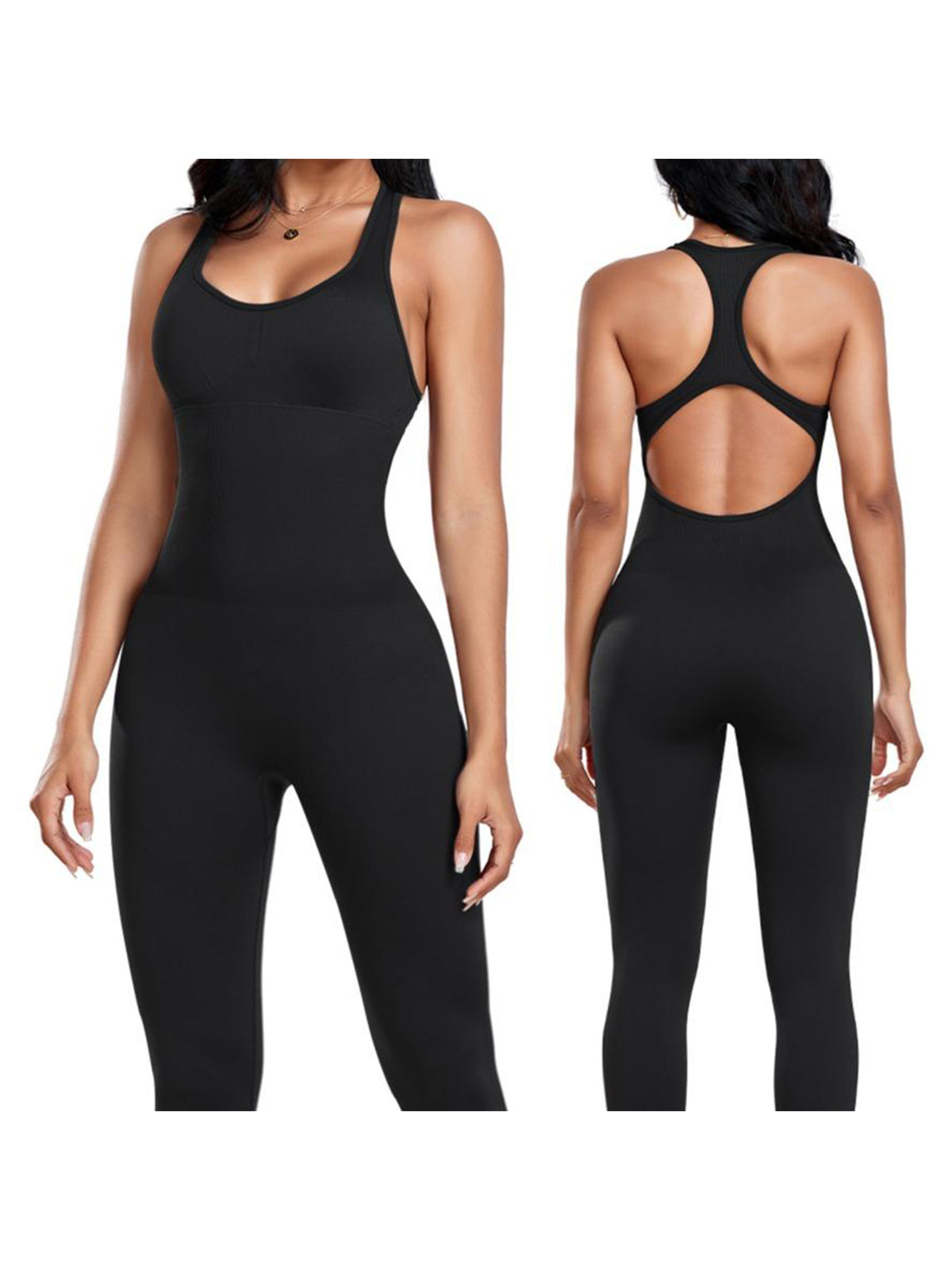 Jumpsuits Seamless Gym Bodycon Rompers
