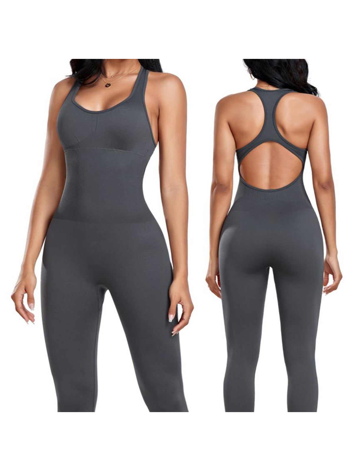 Jumpsuits Seamless Gym Bodycon Rompers