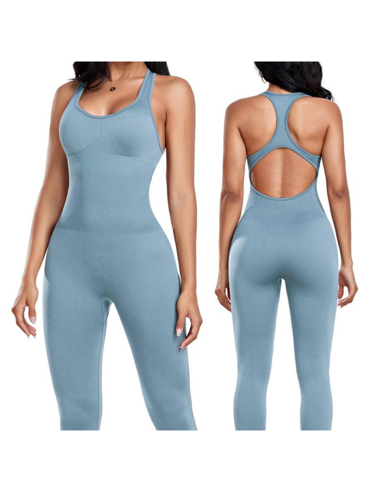 Jumpsuits Seamless Gym Bodycon Rompers